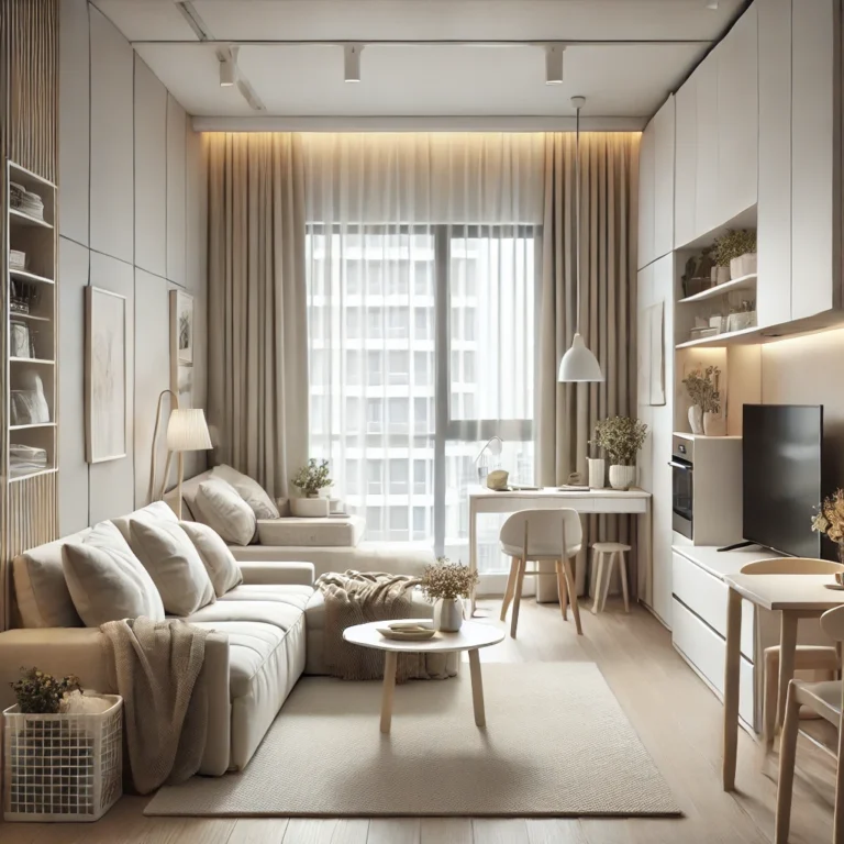 A Chave do Minimalismo na Decoração em Ambientes Reduzidos: Cores Neutras e Funcionalidade