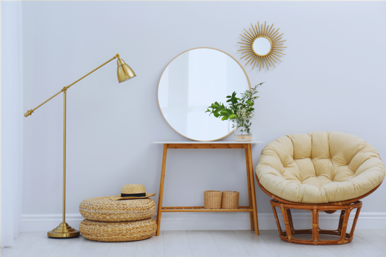 Espelhos decorativos para ampliar espaços pequenos