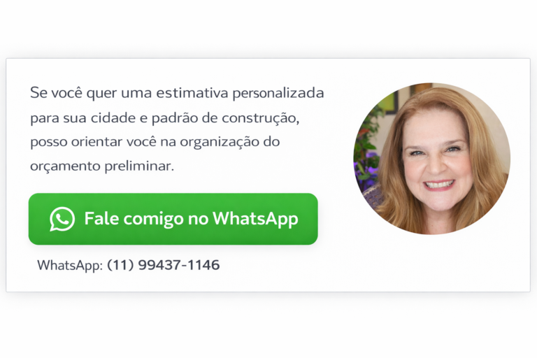 🧮 Como calcular custo de obra passo a passo em 2026