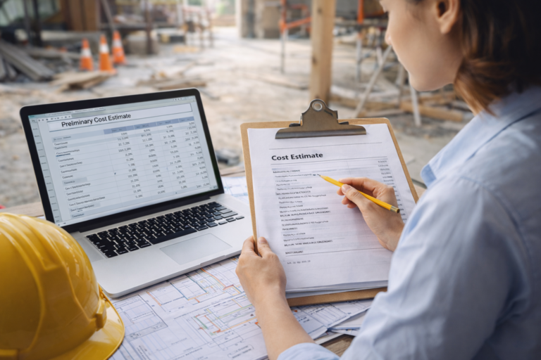 Estimativa preliminar de obra: como prever custos antes do projeto executivo